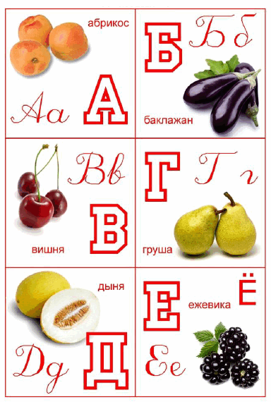 kartochki-bukvyi-alfavita-fruktyi-ovoshhi
