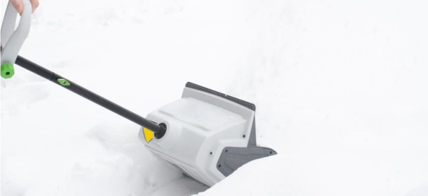Новая эффективная технология уборки снега: электролопата