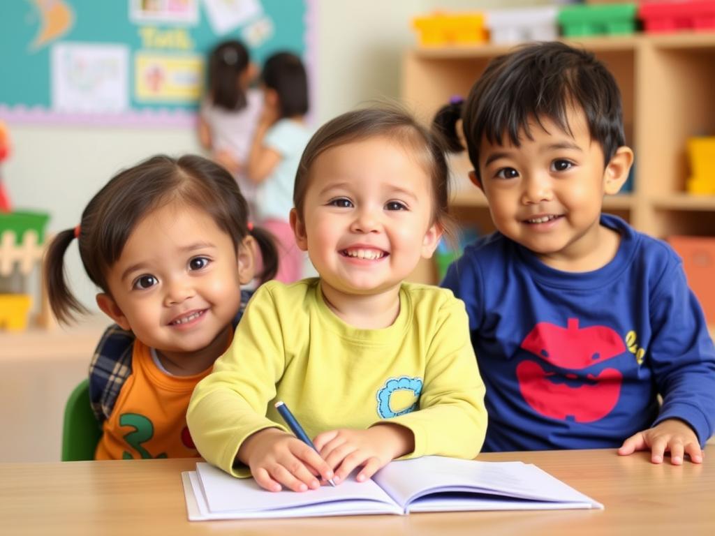 Kindergarten is better for the child.фото