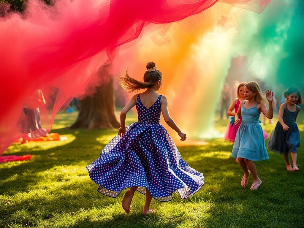 A dress you can run in: how to combine a celebration and active playфото